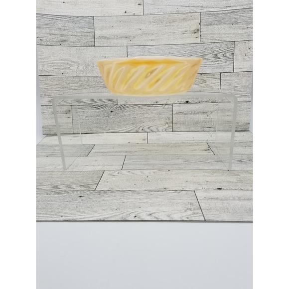 Fire King Peach Lustre Ware Small Casserole Baking Dish 5" Anchor Hocking Vintag - Picture 2 of 11